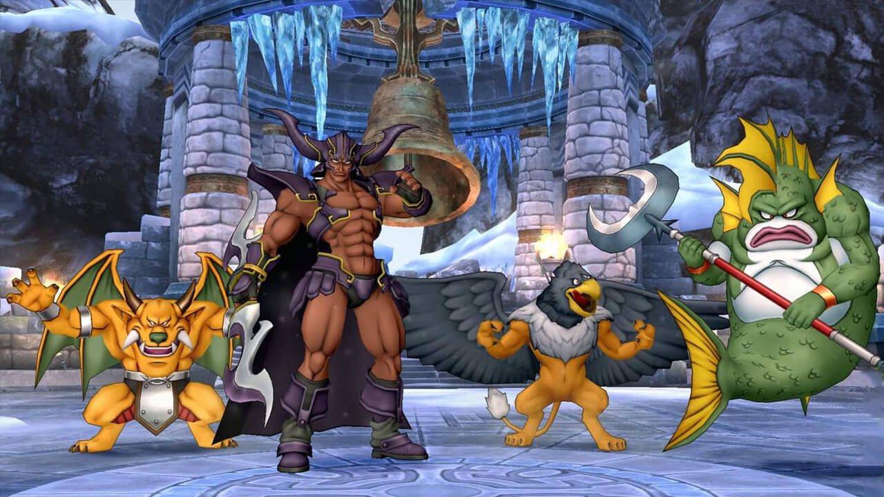 Dragon Quest X - Version 3.0 - Labyrinthe enchanté pièce des 4 princes du monde fantôme